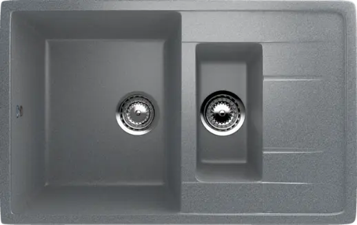 Кухонная мойка ULGRAN U-205 двухсекционная реверсивная