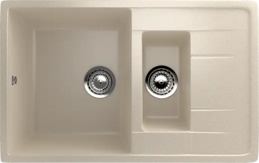 Кухонная мойка ULGRAN U-205 двухсекционная реверсивная