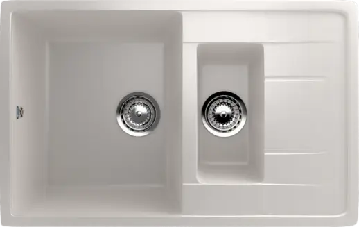Кухонная мойка ULGRAN U-205 двухсекционная реверсивная