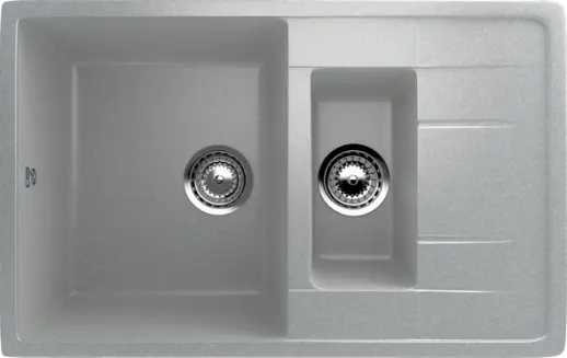Кухонная мойка ULGRAN U-205 двухсекционная реверсивная