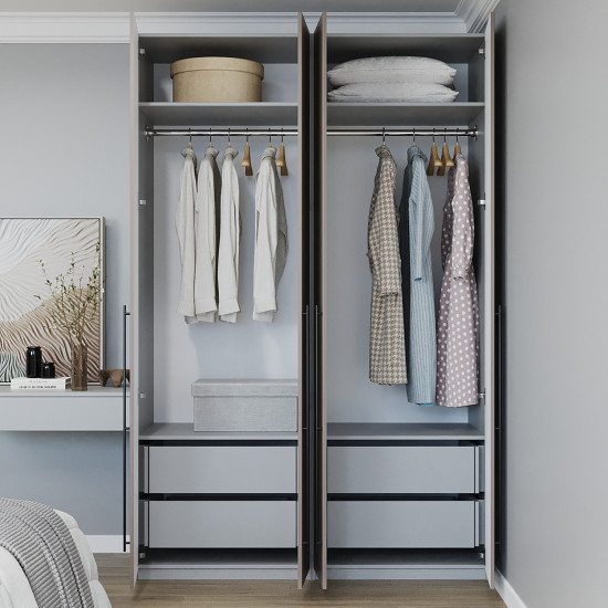 Шкаф 1500 Софт Капучино Ампир