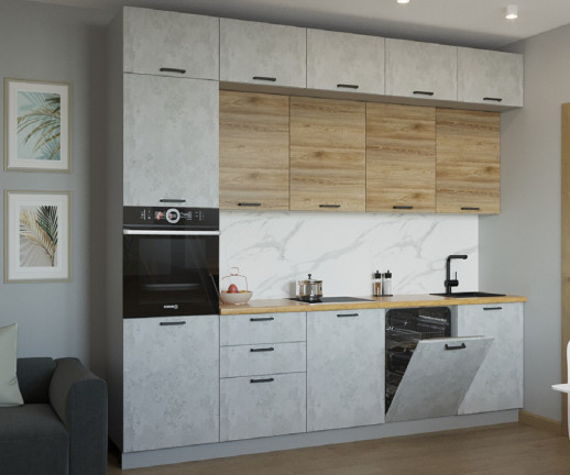 Кухонный гарнитур «Кухонный гарнитур «ЛОФТ - 31 (3000 мм)»»