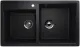 Кухонная мойка ULGRAN U-200 двухсекционная с отверстием под смеситель