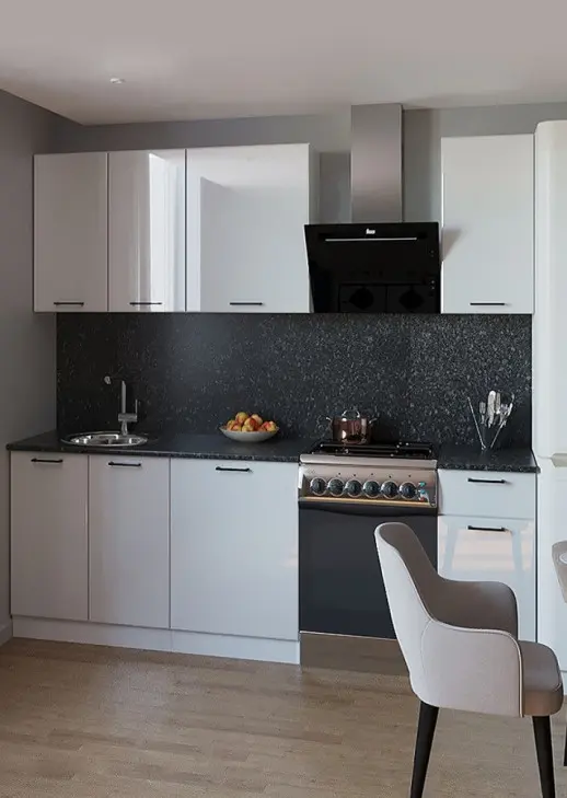 Кухонный гарнитур «Кухонный гарнитур «Белый глянец 1800 мм»»