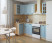 Кухонный гарнитур «Кухонный гарнитур «Роялвуд Голубой Вегас - 3 (1000х1800 мм)»»