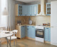 Кухонный гарнитур «Кухонный гарнитур «Роялвуд Голубой Вегас - 3 (1000х1800 мм)»»