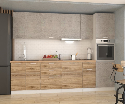 Кухонный гарнитур «Кухонный гарнитур «ЛОФТ - 3 (3000 мм)»»