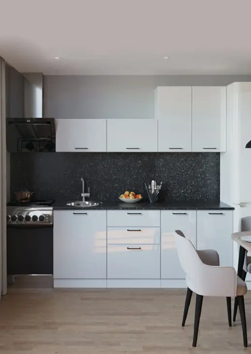 Кухонный гарнитур «Кухонный гарнитур «Белый глянец 2000 мм_прямая 2»»