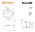 Кухонная мойка ULGRAN Quartz Nora 485 круглая