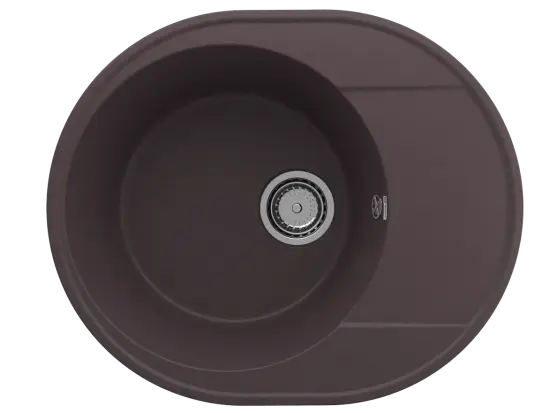 Кухонная мойка ULGRAN Quartz Nora 585 круглая