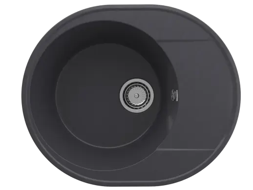 Кухонная мойка ULGRAN Quartz Nora 585 круглая