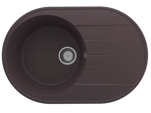 Кухонная мойка ULGRAN Quartz Nora 750 круглая