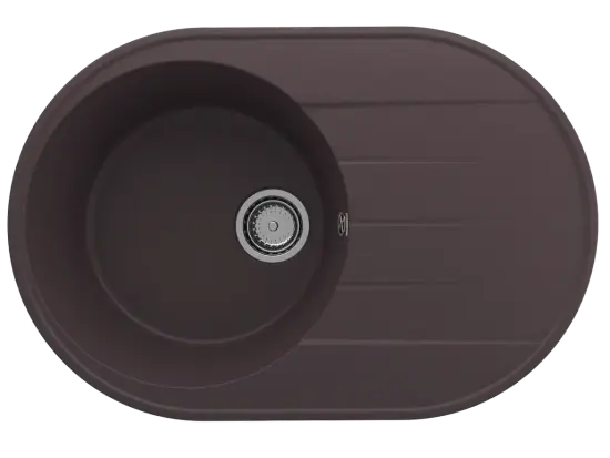 Кухонная мойка ULGRAN Quartz Nora 750 круглая