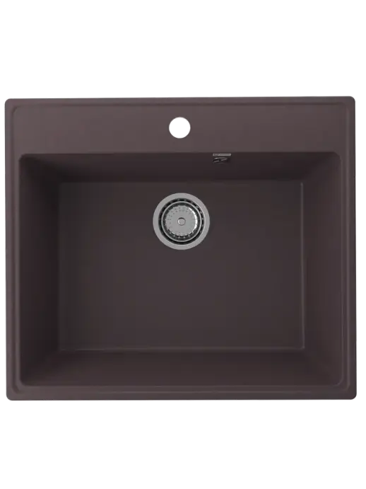 Кухонная мойка ULGRAN Quartz Forte 580 квадратная