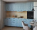 Кухонный гарнитур «Кухонный гарнитур «Роялвуд Голубой Вегас - 17 (3000 мм)»»