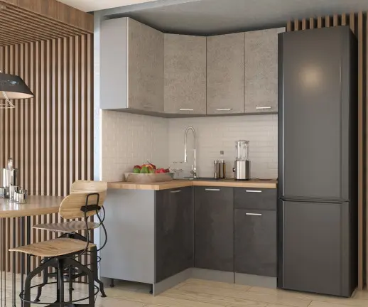 Кухонный гарнитур «Кухонный гарнитур «ЛОФТ - 11 (1200х1400 мм)»»