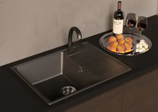 Кухонная мойка ULGRAN Quartz Prima 650 прямоугольная