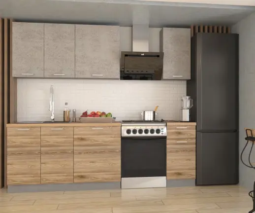 Кухонный гарнитур «Кухонный гарнитур «ЛОФТ - 10 (1800 мм)»»