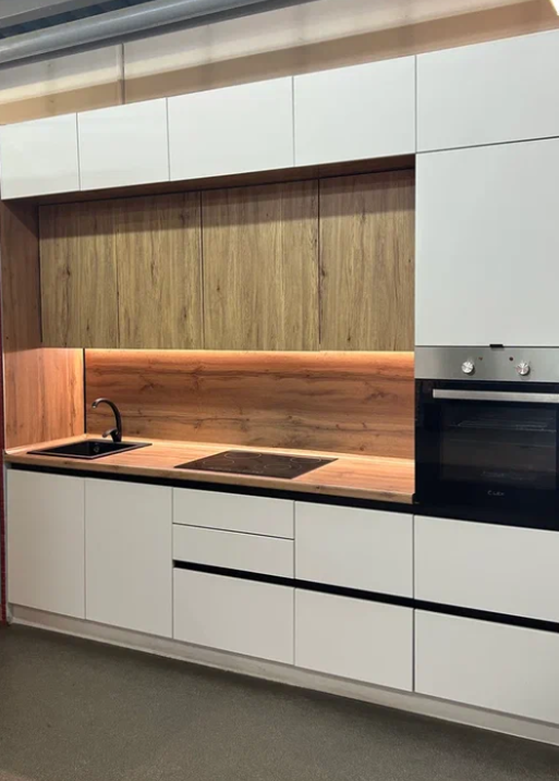 Кухонный гарнитур «Кухонный гарнитур «Рустик соломенный 2700 мм»»