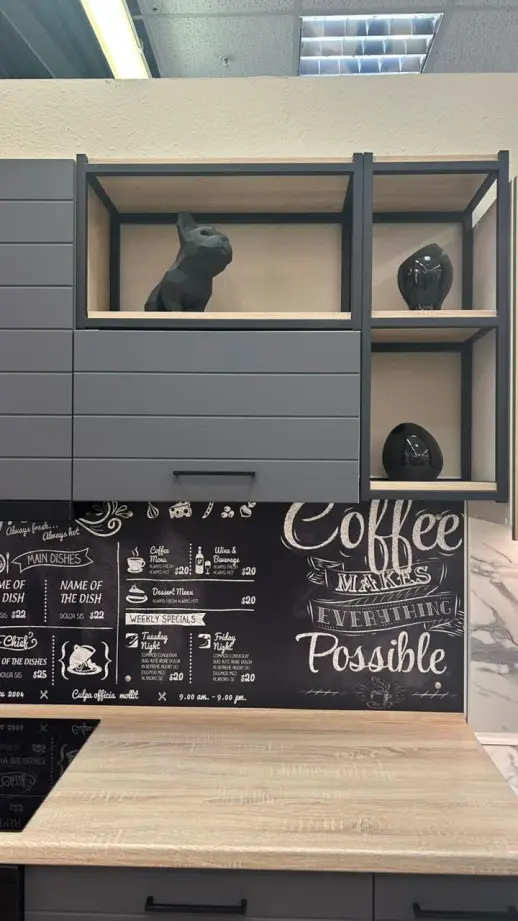 Кухонный гарнитур «Кухонный гарнитур «Модерн-Графит 1550*2450 мм»»