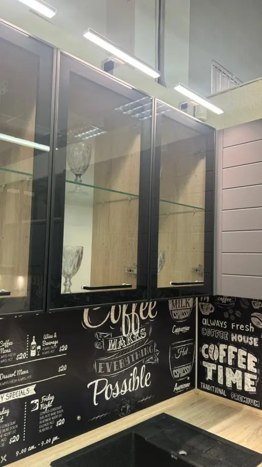 Кухонный гарнитур «Кухонный гарнитур «Модерн-Графит 1550*2450 мм»»