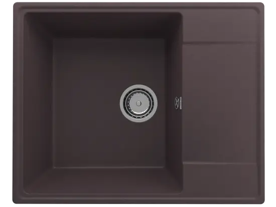 Кухонная мойка ULGRAN Quartz Prima 605 прямоугольная реверсивная