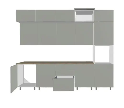 Кухонный гарнитур «Кухонный гарнитур «Аликанте арт.27 - 3000»»