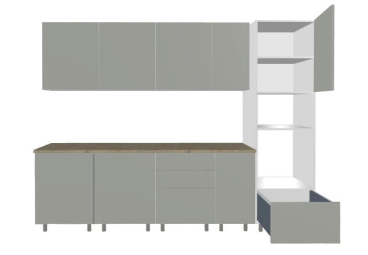 Кухонный гарнитур «Кухонный гарнитур «Аликанте - 35 (2800 мм)»»