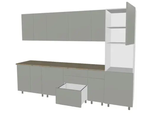 Кухонный гарнитур «Кухонный гарнитур «Аликанте арт.26 - 3000»»
