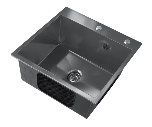 ULGRAN Steel 500 x 450 цвет «черная брашированная сталь»