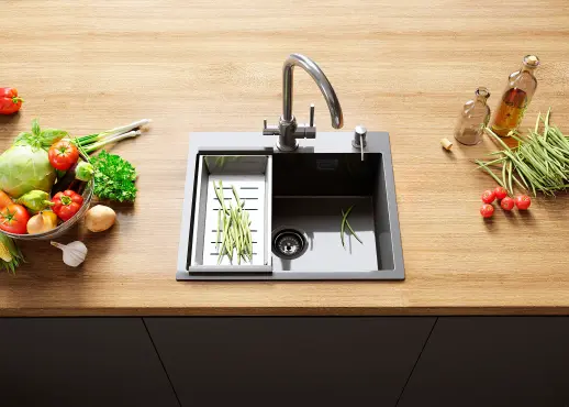 ULGRAN Steel 500 x 450 цвет «черная брашированная сталь»