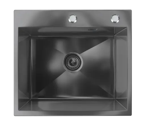 ULGRAN Steel 500 x 450 цвет «черная брашированная сталь»