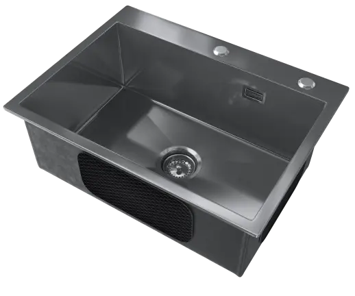 ULGRAN Steel 600 x 450 цвет «черная брашированная сталь»