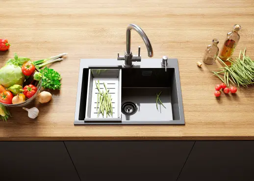 ULGRAN Steel 600 x 450 цвет «черная брашированная сталь»