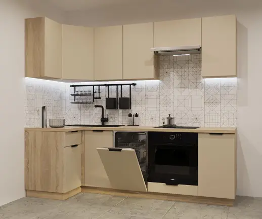 Кухонный гарнитур «Кухонный гарнитур «Пикрит - 8 (1000х2450 мм)»»