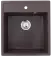 Кухонная мойка ULGRAN U-406 односекционная с отверстием под смеситель
