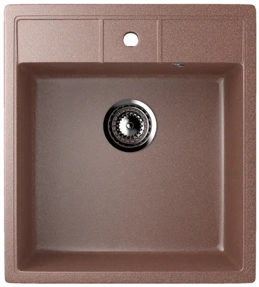 Кухонная мойка ULGRAN U-406 односекционная с отверстием под смеситель