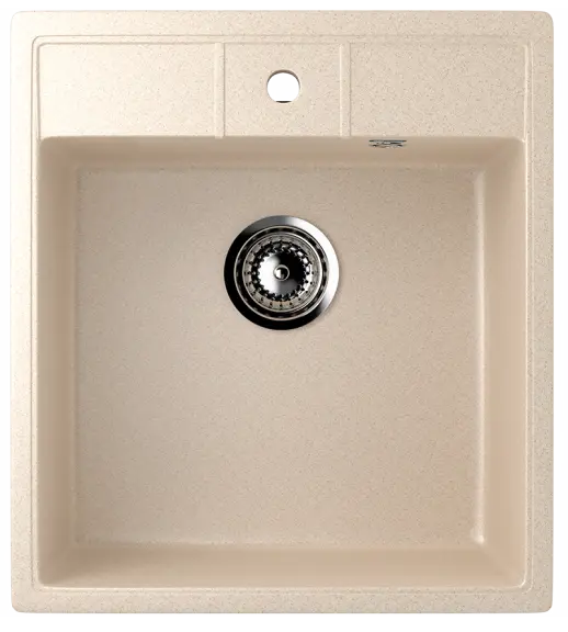 Кухонная мойка ULGRAN U-406 односекционная с отверстием под смеситель