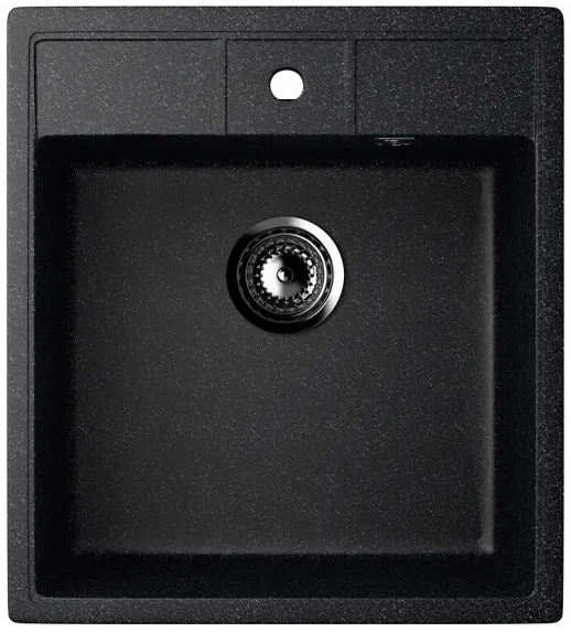 Кухонная мойка ULGRAN U-406 односекционная с отверстием под смеситель