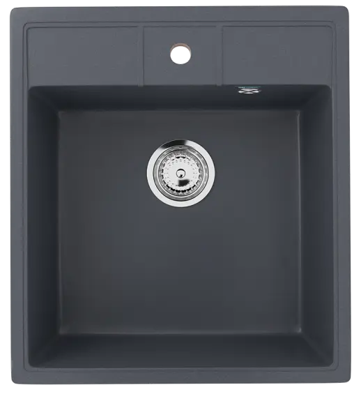 Кухонная мойка ULGRAN U-406 односекционная с отверстием под смеситель