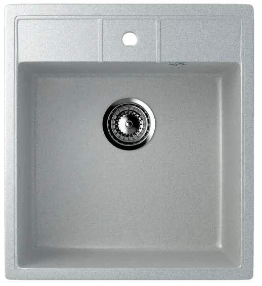 Кухонная мойка ULGRAN U-406 односекционная с отверстием под смеситель