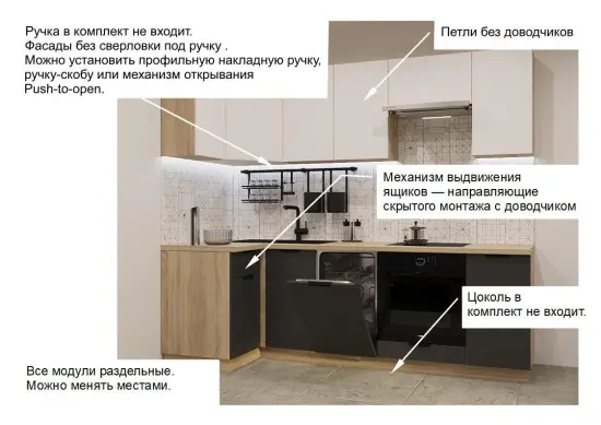 Шарли белый Графит шагрень - 7 (1000х2450 мм)