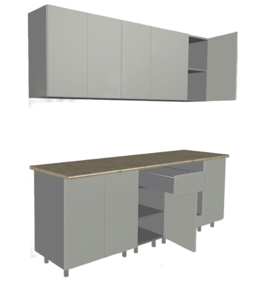 Кухонный гарнитур «Кухонный гарнитур «Аликанте арт.19 - 2200»»