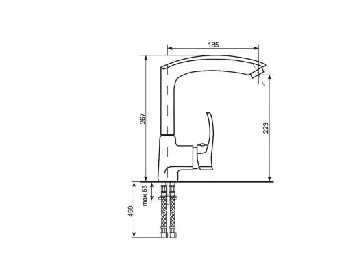 Смеситель ULGRAN U-005
