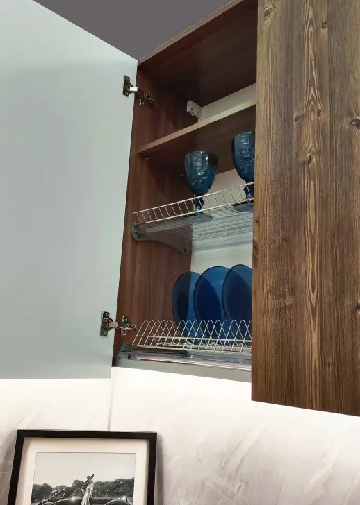 Кухонный гарнитур «Кухонный гарнитур «Орех латте 1100*2600 мм»»