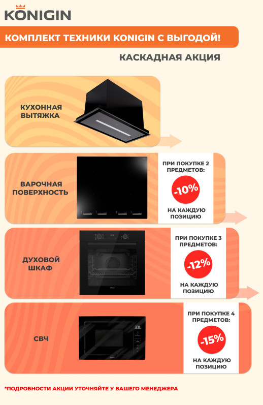 Акция: Konigin- Каскадная акция
