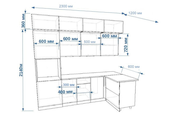 Фаска Дуб сонома Тальк - 7 (2300х1200 мм)