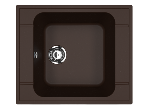 Кухонная мойка ULGRAN U-604 односекционная реверсивная