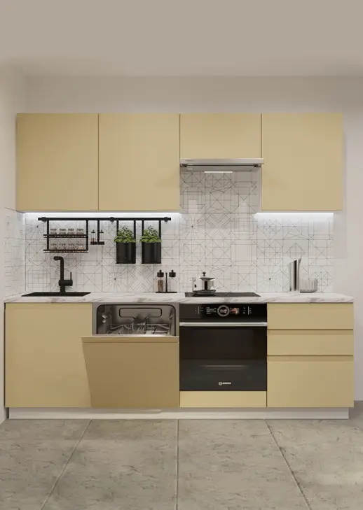 Кухонный гарнитур «Кухонный гарнитур «Акция Лайн 2400 мм_прямая 1»»