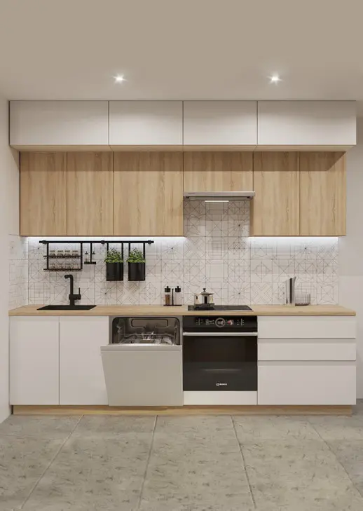 Кухонный гарнитур «Кухонный гарнитур «Акция Лайн 2800 мм»»